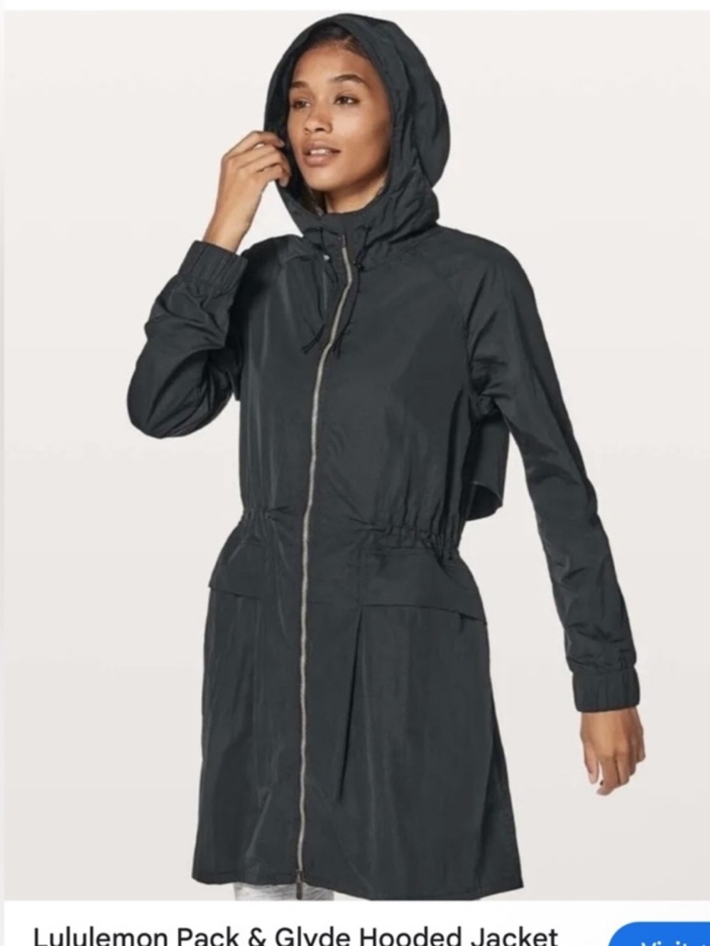Lululemon Pack and Glyde Jacket in Black. SZ 6.